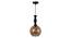 Vendela Black Iron Hanging Lights (Black) by Urban Ladder - Front View Design 1 - 798406