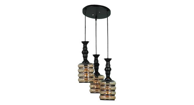 Virginia Black Iron Hanging Lights (Black) by Urban Ladder - Front View Design 1 - 798407