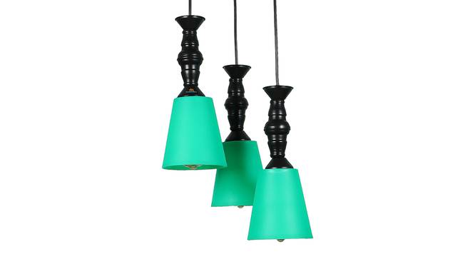 Naomi Black Iron Hanging Lights (Black) by Urban Ladder - Design 1 Side View - 798411