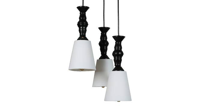 Nikki Black Iron Hanging Lights (Black) by Urban Ladder - Design 1 Side View - 798413