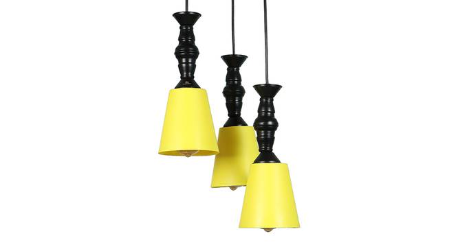Norah Black Iron Hanging Lights (Black) by Urban Ladder - Design 1 Side View - 798414