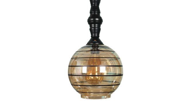 Taylor Black Iron Hanging Lights (Black) by Urban Ladder - Design 1 Side View - 798416