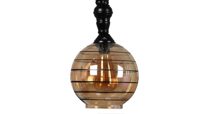 Vendela Black Iron Hanging Lights (Black) by Urban Ladder - Design 1 Side View - 798417