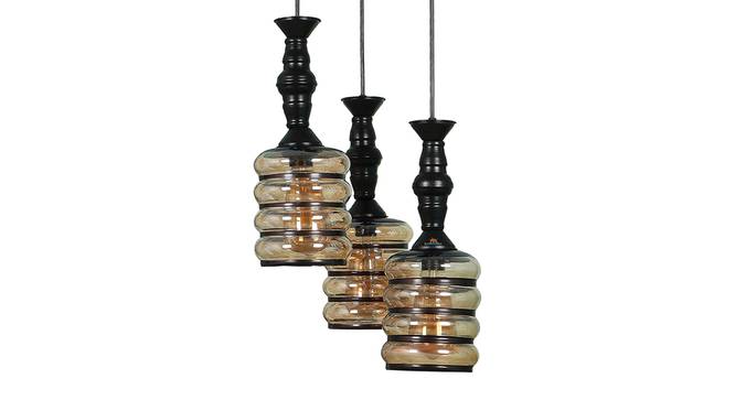 Virginia Black Iron Hanging Lights (Black) by Urban Ladder - Design 1 Side View - 798418