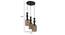 Virginia Black Iron Hanging Lights (Black) by Urban Ladder - Design 1 Dimension - 798432
