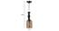 Willa Black Iron Hanging Lights (Black) by Urban Ladder - Design 1 Dimension - 798433