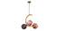 Taos Gold Iron Hanging Light (Gold) by Urban Ladder - Front View Design 1 - 798456