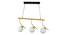 Bambina Gold Iron Hanging Light (Gold) by Urban Ladder - Front View Design 1 - 798459