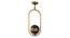 Jerrall Gold Iron Hanging Light (Gold) by Urban Ladder - Front View Design 1 - 798464