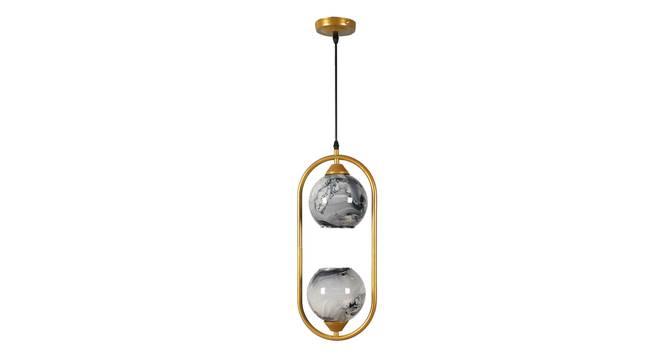 Carlota Gold Iron Hanging Light (Gold) by Urban Ladder - Front View Design 1 - 798465