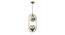 Dawna Gold Iron Hanging Light (Gold) by Urban Ladder - Front View Design 1 - 798466