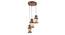Max brown Iron Hanging Lights (Brown) by Urban Ladder - Front View Design 1 - 798470