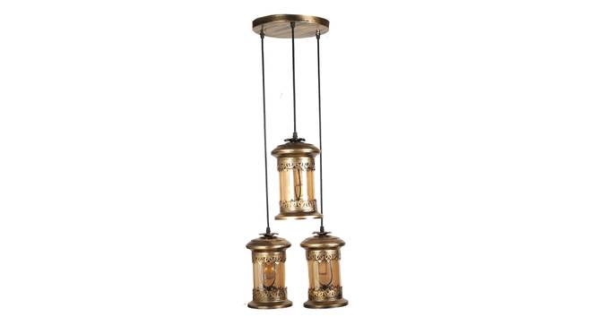 Evann brown Iron Hanging Lights (Brown) by Urban Ladder - Front View Design 1 - 798472