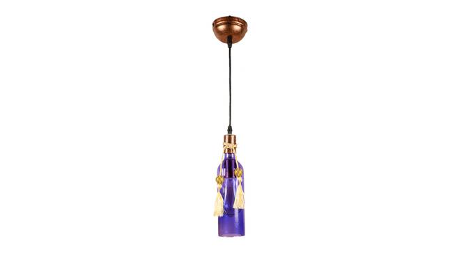 Calli Blue Iron Hanging Lights (Blue) by Urban Ladder - Front View Design 1 - 798477