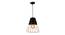 Lansing brown Iron Hanging Light (Brown) by Urban Ladder - Design 1 Side View - 798489