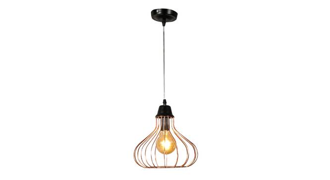 Laredo brown Iron Hanging Light (Brown) by Urban Ladder - Design 1 Side View - 798490
