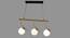 Bambina Gold Iron Hanging Light (Gold) by Urban Ladder - Design 1 Side View - 798496