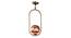 Jerrall Gold Iron Hanging Light (Gold) by Urban Ladder - Design 1 Side View - 798501