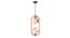 Carlota Gold Iron Hanging Light (Gold) by Urban Ladder - Design 1 Side View - 798502