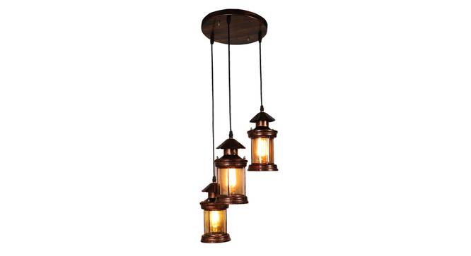 Max brown Iron Hanging Lights (Brown) by Urban Ladder - Design 1 Side View - 798505