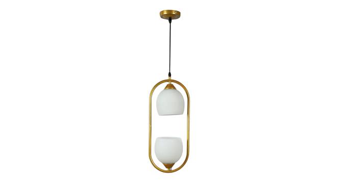 Karmello Gold Iron Hanging Light (Gold) by Urban Ladder - Front View Design 1 - 798507