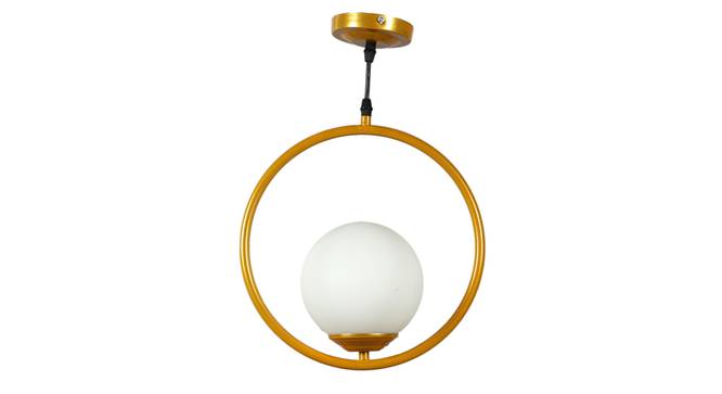 Bamby Gold Iron Hanging Light (Gold) by Urban Ladder - Front View Design 1 - 798515