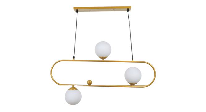 Aldus Gold Iron Hanging Light (Gold) by Urban Ladder - Front View Design 1 - 798516