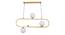 Aldus Gold Iron Hanging Light (Gold) by Urban Ladder - Front View Design 1 - 798516