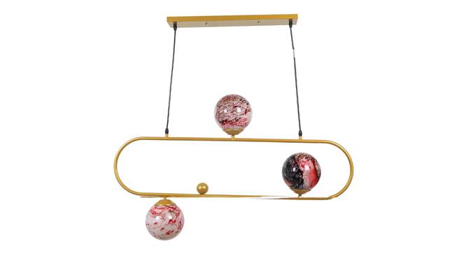 Logan Gold Iron Hanging Light (Gold) by Urban Ladder - Front View Design 1 - 798517
