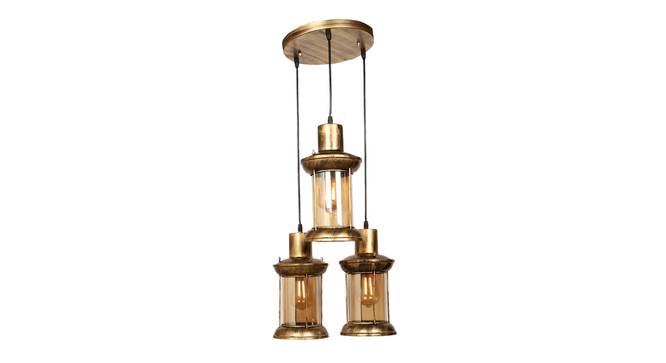 Anatole Gold Iron Hanging Lights (Gold) by Urban Ladder - Front View Design 1 - 798519