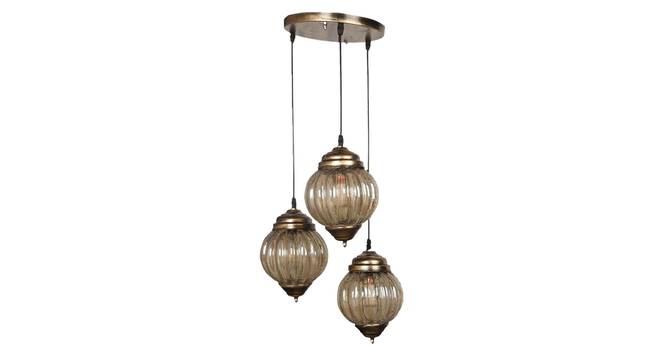 Felix Gold Iron Hanging Lights (Gold) by Urban Ladder - Front View Design 1 - 798520