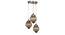 Felix Gold Iron Hanging Lights (Gold) by Urban Ladder - Front View Design 1 - 798520