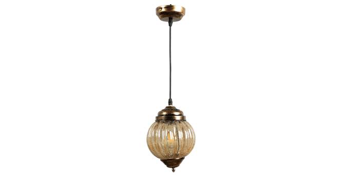 Raylen Gold Iron Hanging Lights (Gold) by Urban Ladder - Front View Design 1 - 798528