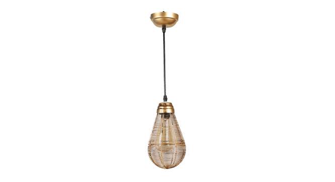 Temperance Gold Iron Hanging Lights (Gold) by Urban Ladder - Front View Design 1 - 798532