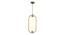 Karmello Gold Iron Hanging Light (Gold) by Urban Ladder - Design 1 Side View - 798543