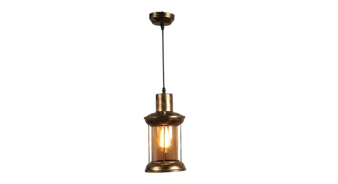 Chad Gold Iron Hanging Lights (Gold) by Urban Ladder - Design 1 Side View - 798559