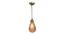 Temperance Gold Iron Hanging Lights (Gold) by Urban Ladder - Design 1 Side View - 798560