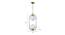 Wylan Gold Iron Hanging Light (Gold) by Urban Ladder - Design 1 Dimension - 798578