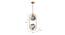 Carlota Gold Iron Hanging Light (Gold) by Urban Ladder - Design 1 Dimension - 798586