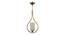 Sakura Gold Iron Hanging Lights (Gold) by Urban Ladder - Front View Design 1 - 798611