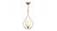 Laurentina Gold Iron Hanging Lights (Gold) by Urban Ladder - Front View Design 1 - 798612