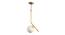 Olivier Gold Iron Hanging Lights (Gold) by Urban Ladder - Front View Design 1 - 798613