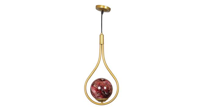 Edna Gold Iron Hanging Lights (Gold) by Urban Ladder - Front View Design 1 - 798622