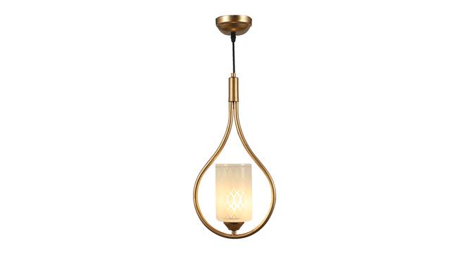 Sakura Gold Iron Hanging Lights (Gold) by Urban Ladder - Design 1 Side View - 798626