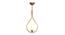 Laurentina Gold Iron Hanging Lights (Gold) by Urban Ladder - Design 1 Side View - 798627