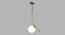 Olivier Gold Iron Hanging Lights (Gold) by Urban Ladder - Design 1 Side View - 798628