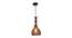 Flossy Gold Iron Hanging Lights (Gold) by Urban Ladder - Design 1 Side View - 798629