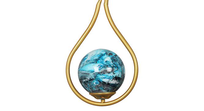 Djuna Gold Iron Hanging Lights (Gold) by Urban Ladder - Design 1 Side View - 798636