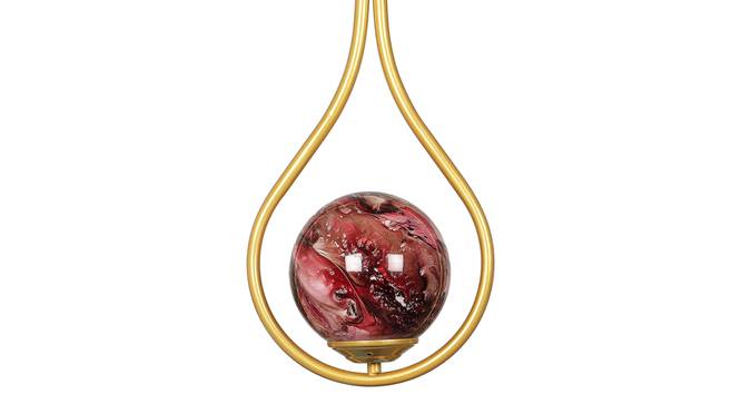 Edna Gold Iron Hanging Lights (Gold) by Urban Ladder - Design 1 Side View - 798637