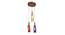 Jessy Multicolour Iron Hanging Lights (multi-color) by Urban Ladder - Front View Design 1 - 798672